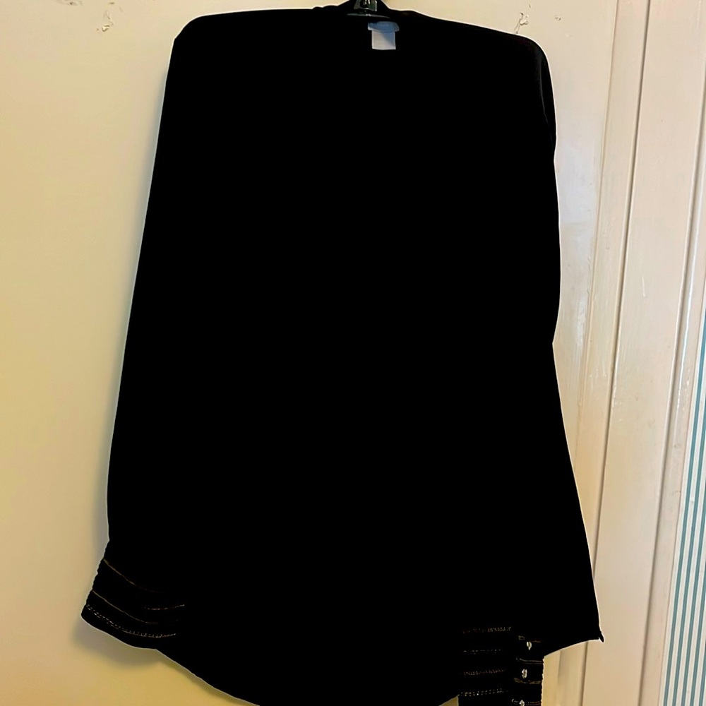 Chicos black dress blouse